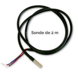DOMADOO - Sonde de température 1-Wire DS18B20 waterproof (2m)