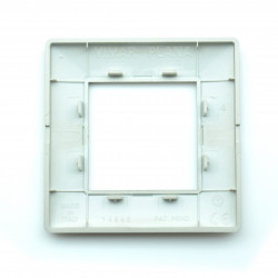 VIMAR Plaque de finition PLANA, 2 modules, technopolymère BRONZE