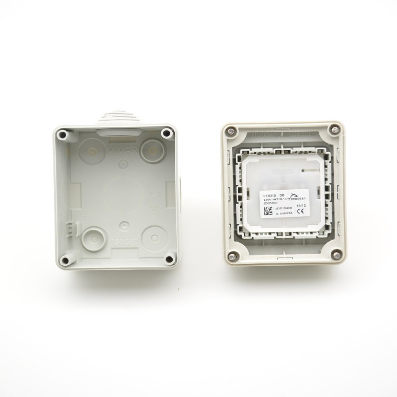 Interrupteur connecté blanc 2 boutons par TRIO2SYS - Enki