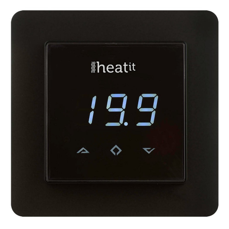 THERMOFLOOR - Thermostat Z-Wave Heatit 3600W 16A, noir