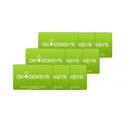 OKIDOKEYS Badges cartes x3
