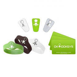 OKIDOKEYS Pack multi badges x9