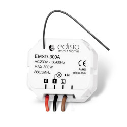 EDISIO - Receiver ON/OFF/DIMMER - Without neutral phase