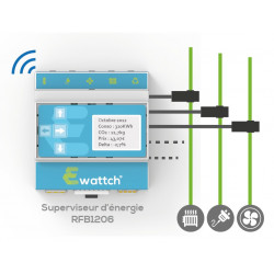 EWATTCH - Superviseur Ewattch EnOcean avec 3 pinces incluses