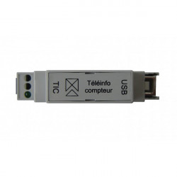 CARTELECTRONIC - Rail Din USB Teleinformation inerface for 1 meters