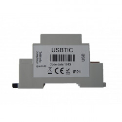 CARTELECTRONIC - Rail Din USB Teleinformation inerface for 1 meters