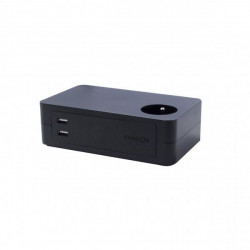 CHACON - Bloc bureau 3X16A + 2 x USB - 1,5 m - Noir