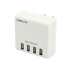 CHACON - Chargeur secteur 4 ports USB