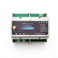 WIFIPOWER - Module Rail DIN WiFi pour 4 zones de chauffage électrique à fil pilote