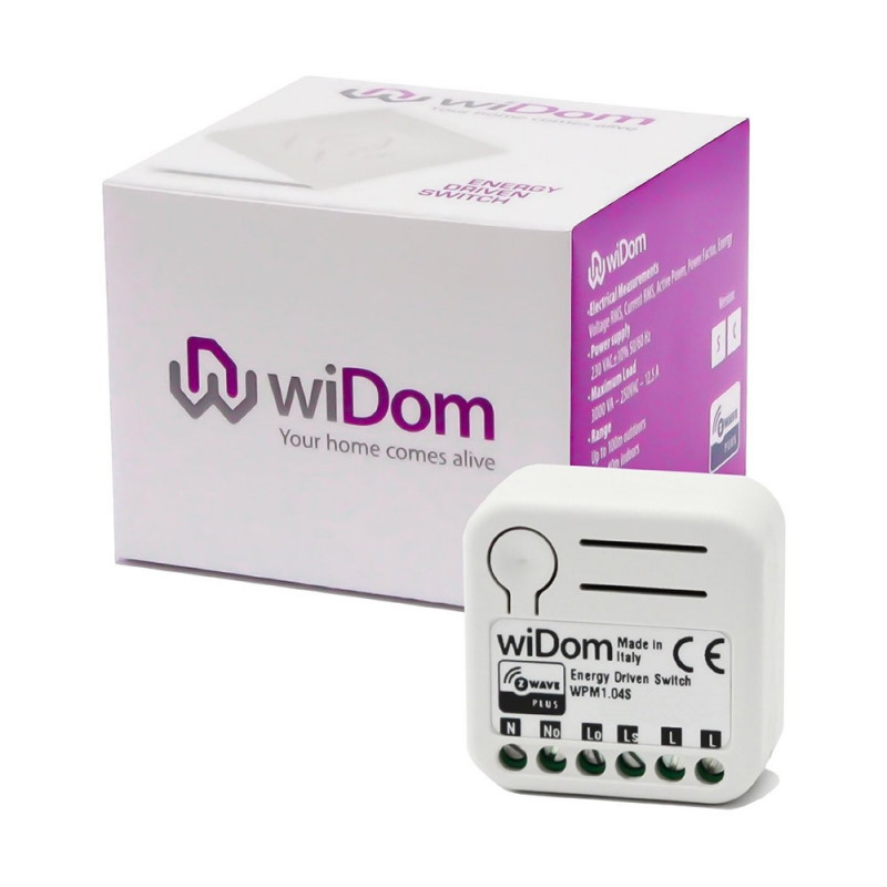 WIDOM - Micromodule Z-Wave+ commutateur avec mesure d'énergie