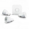PHILIPS - Starter Kit Philips Hue White and Color 6.5W GU10