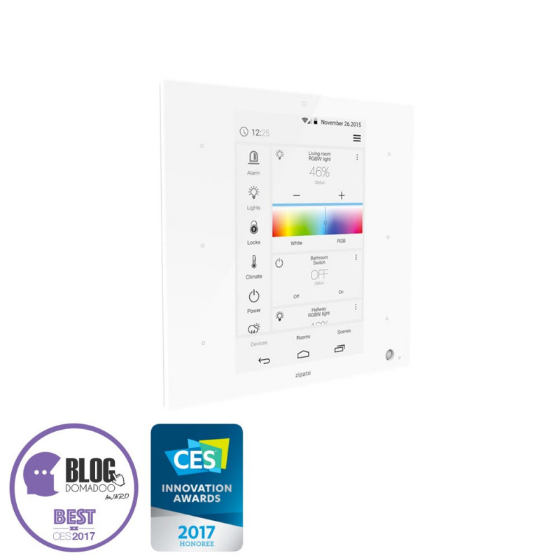 ZIPATO - Wall controller all-in-one Zipatile, white