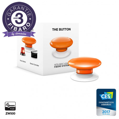 FIBARO - The Button Z-Wave+ ZW5 - Orange